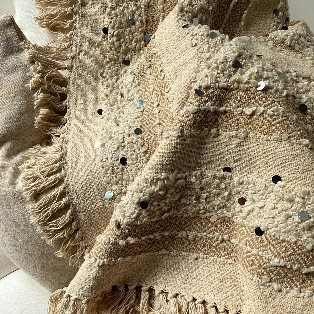 World Market Moroccan Inspired Throw Blanket